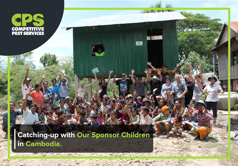 We spent some time in Cambodia to help build houses for children in poverty and visit our sponsor children