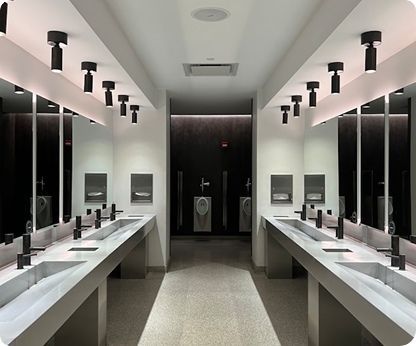 Commercial washroom hygiene