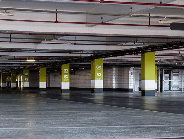 Parking facility industry bird control