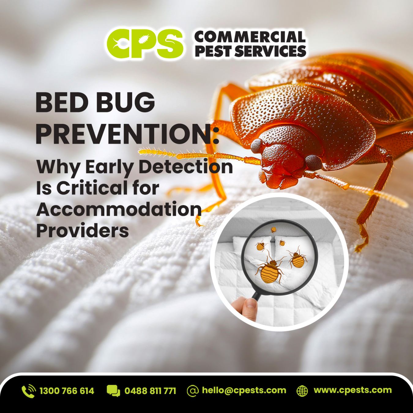 Bed Bugs Prevention: Why Early Detection Is Critical for Accommodation Providers 