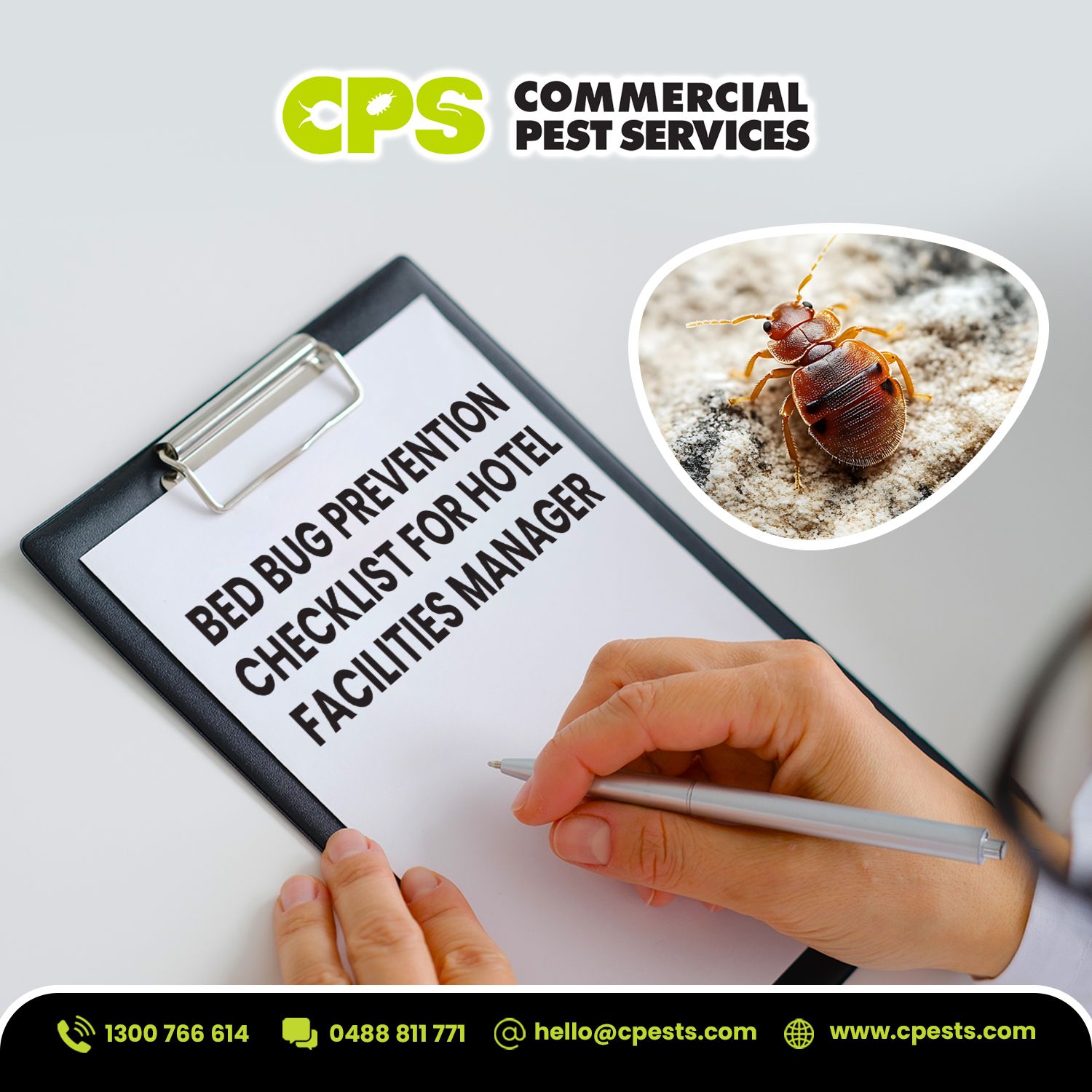Bed Bug Prevention Checklist for Hotel Facilities Managers 