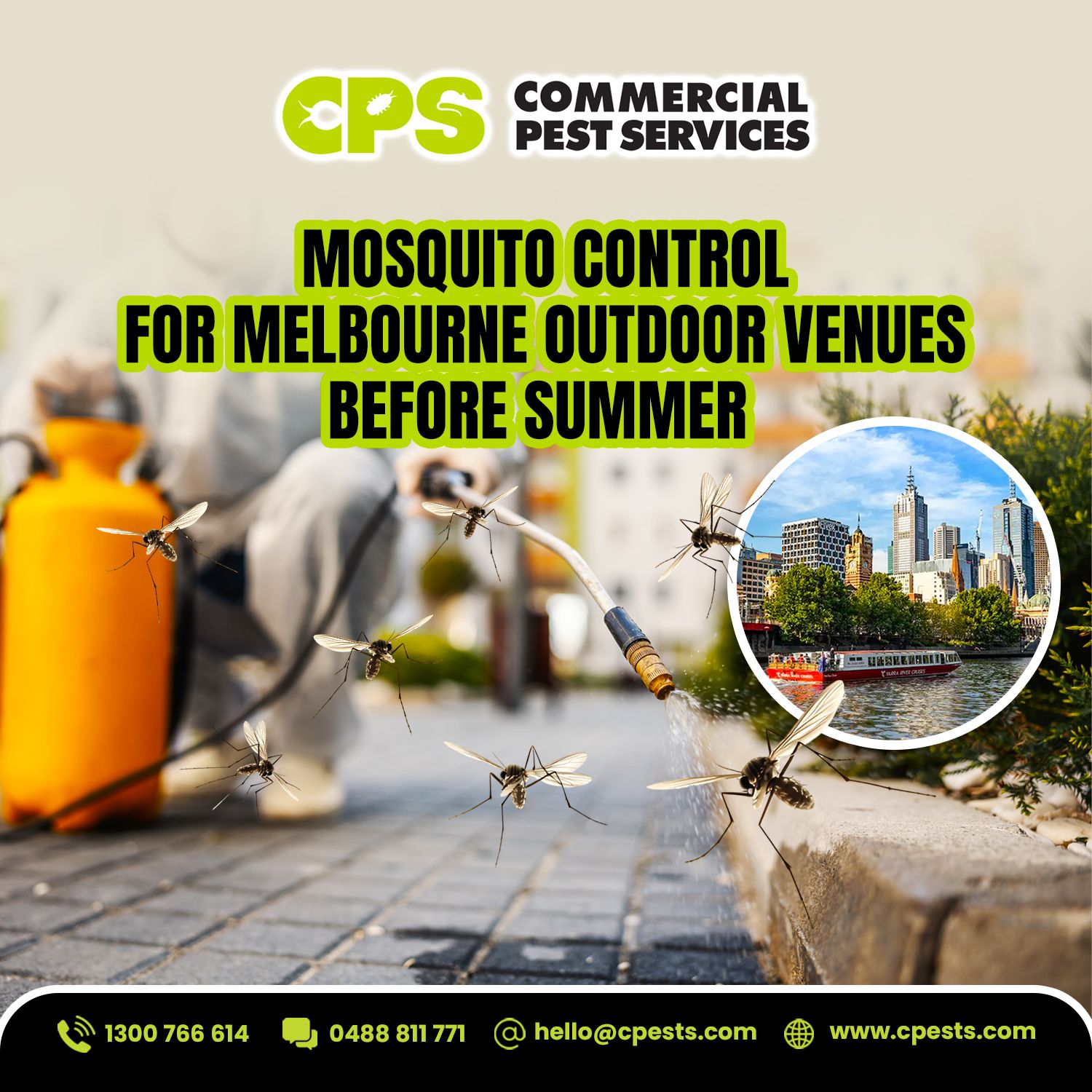 Mosquito Control for Melbourne Outdoor Venues Before Summer 