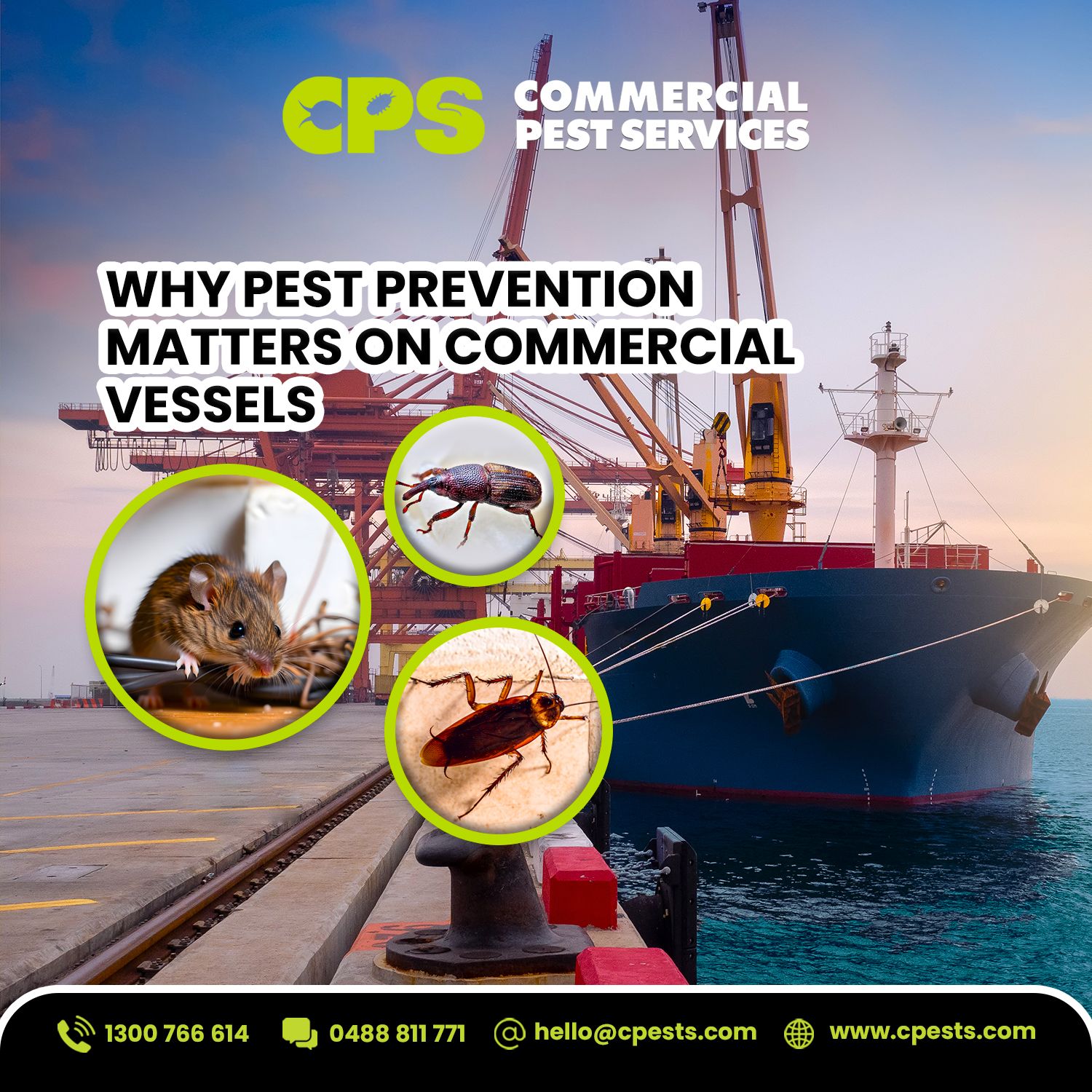 Pest Prevention on Commercial Vessels 