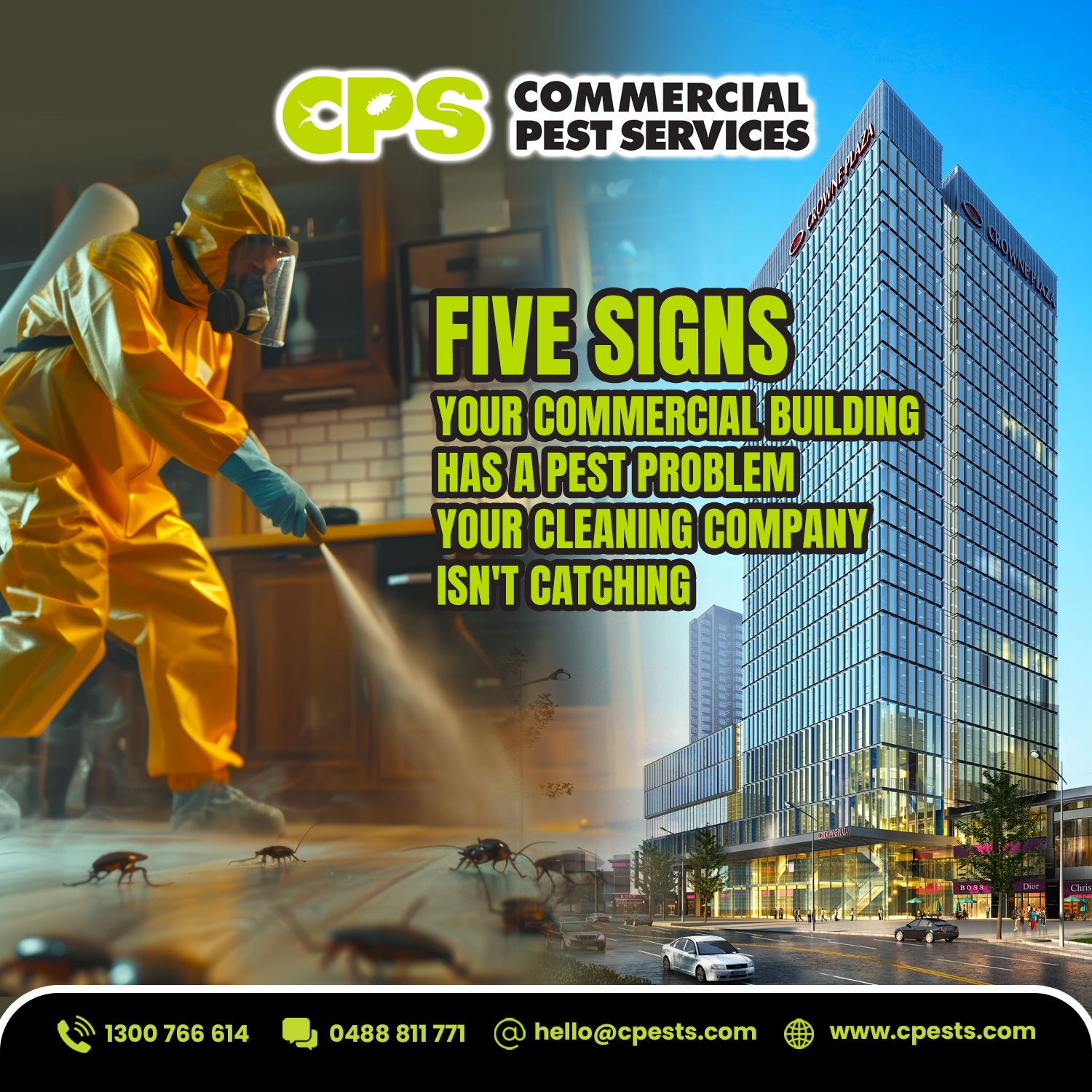 Five Signs Your Commercial Building Has a Pest Problem Your Cleaning Company Isn’t Catching 
