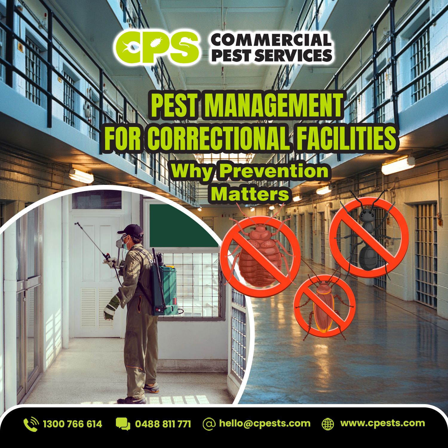 Pest Management for Correctional Facilities: Why Prevention Matters
