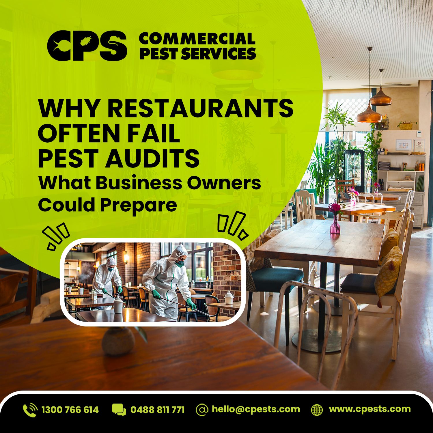 Why Restaurants Often Fail Pest Audits: What Business Owners Can Prepare 