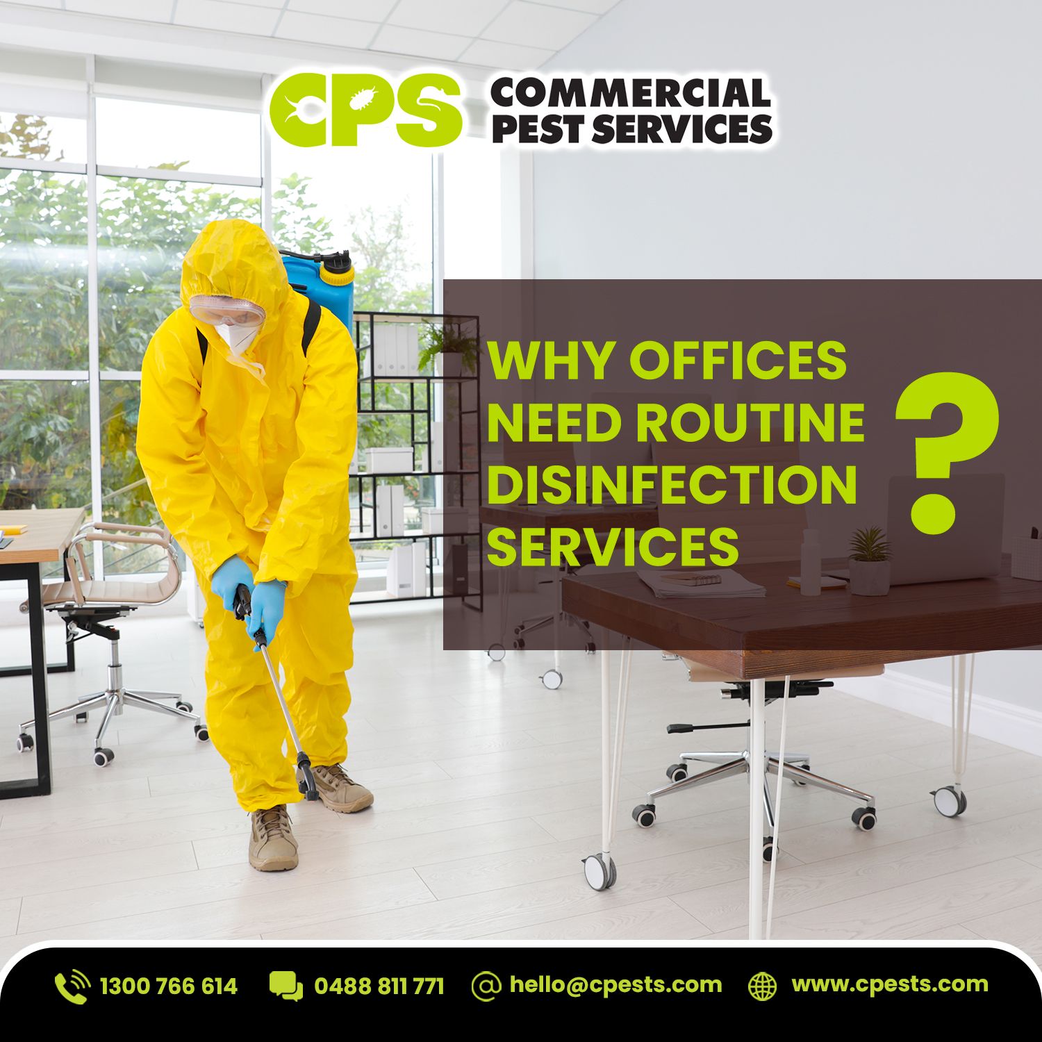 Why Offices Need Routine Disinfection Services | Office Hygiene and Disinfection