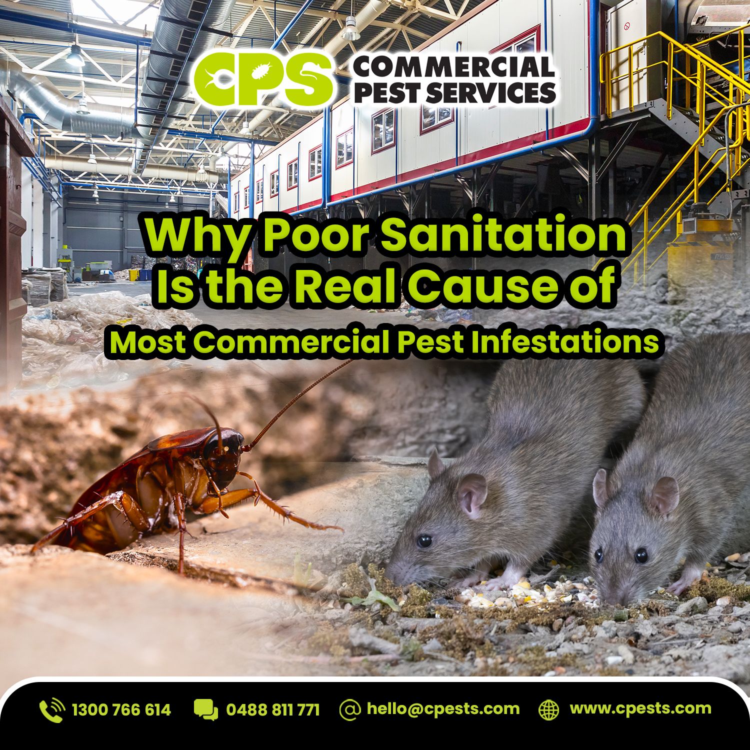Why Poor Sanitation Is the Real Cause of Most Commercial Pest Infestations 