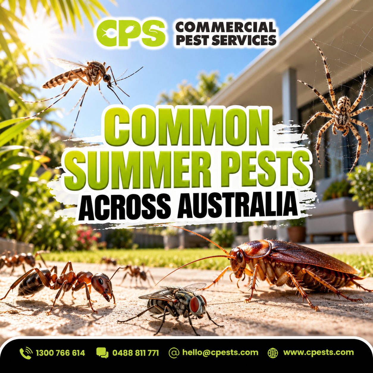 Common Summer Pests Across Australia 