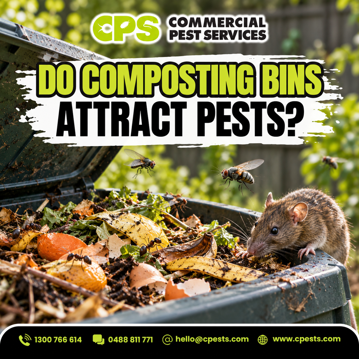 Are Compost Bins Attracting Pests? 