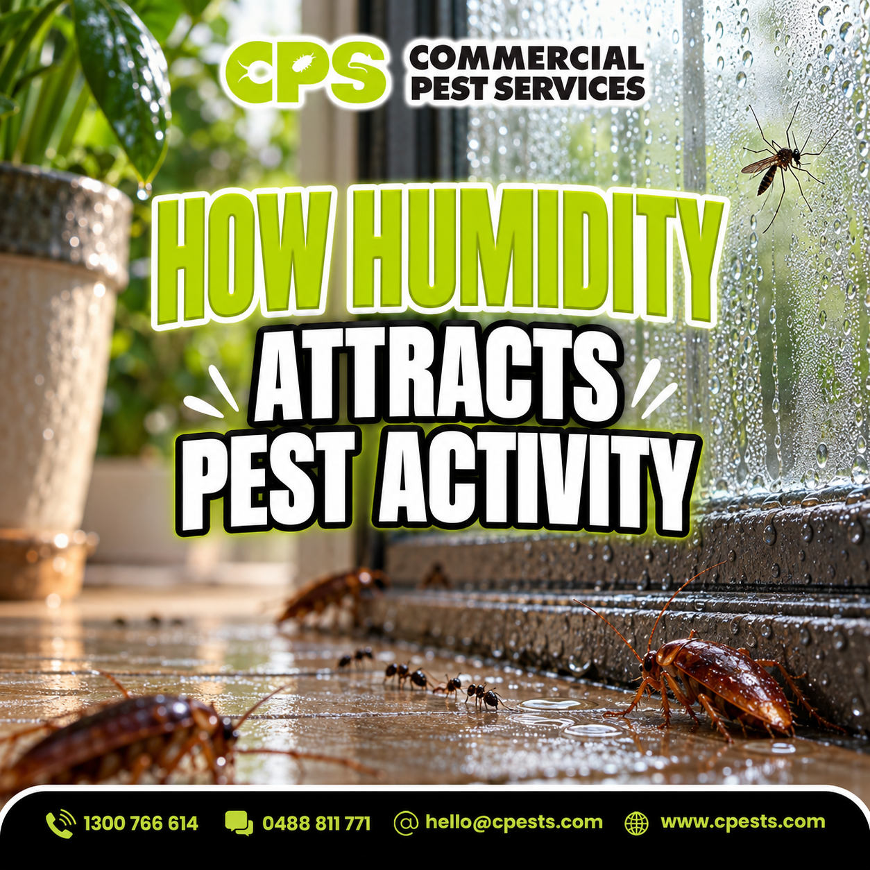 How Humidity Affects Pest Activity Around Your Home 