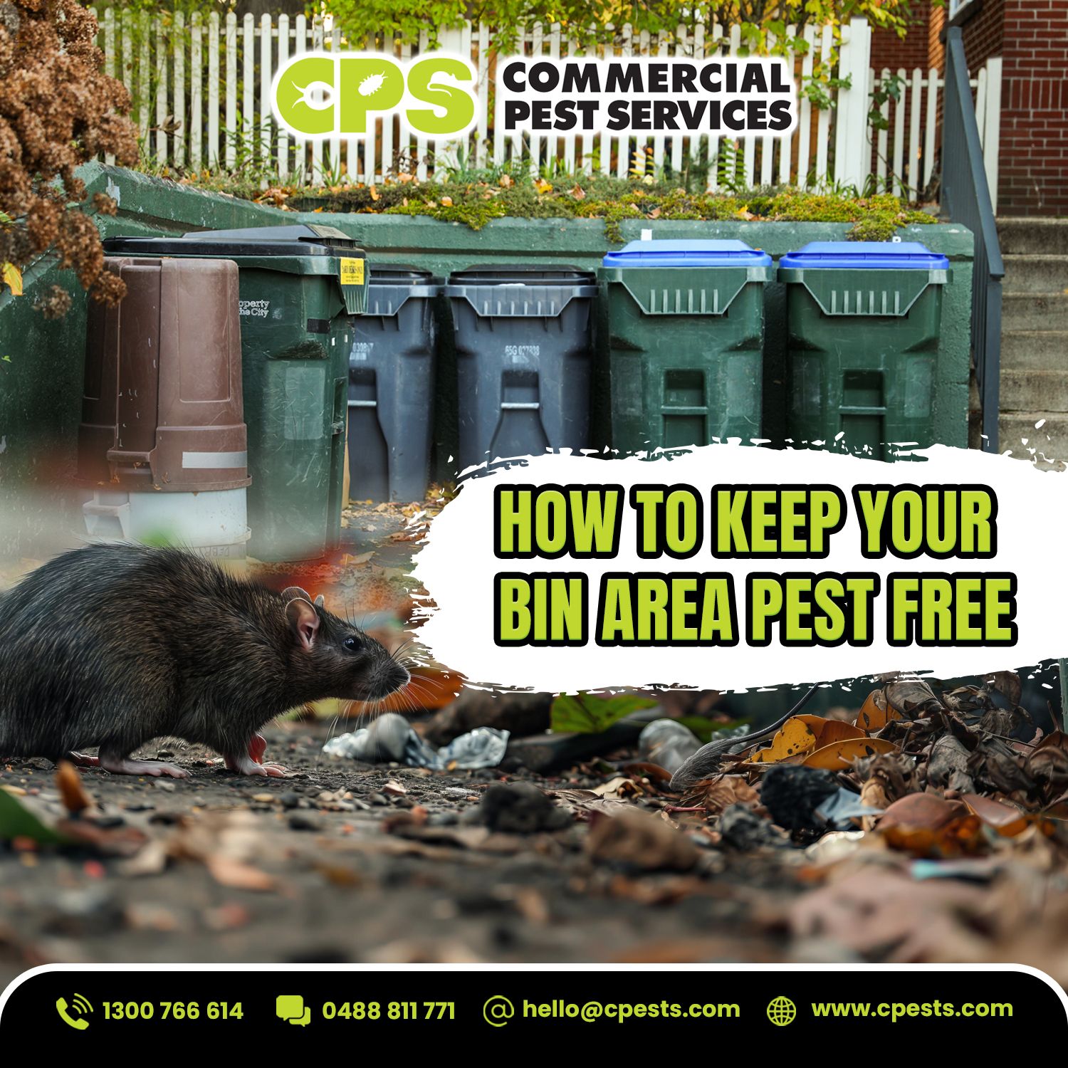 How to Keep Your Bin Areas Pest Free All Year Round 