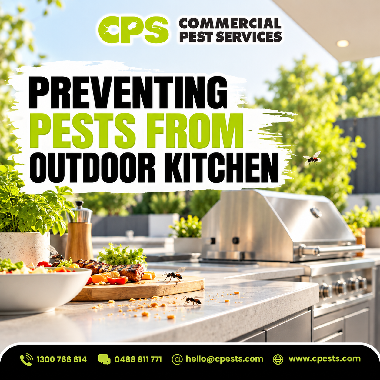 Preventing Pests from Outdoor Kitchens 