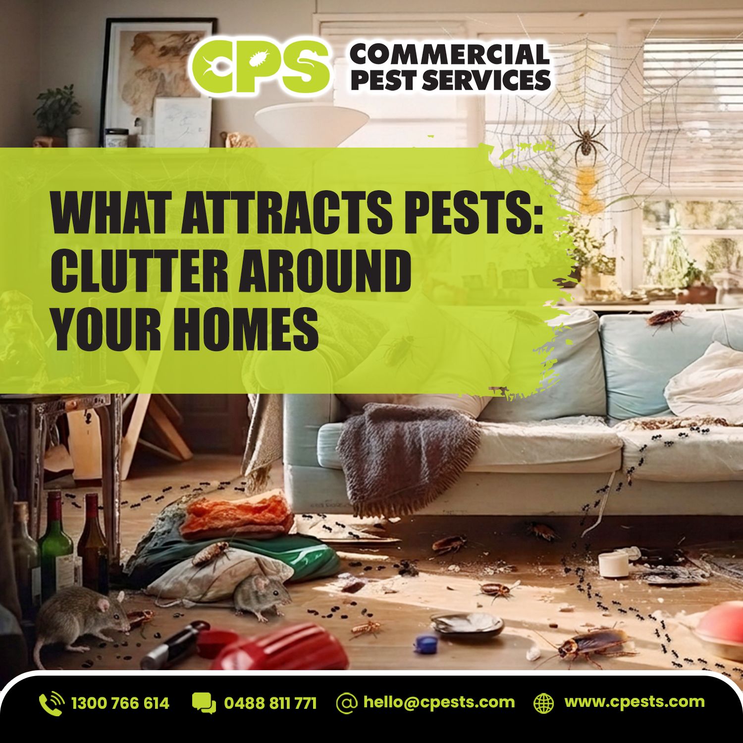How Clutter Around Your Home Attracts Pests 